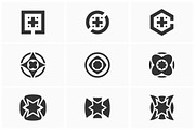 9 Vector Logo Elements - Bundle 04, a Branding & Logo Template by MAOV (Thumbnail 3 of 14)