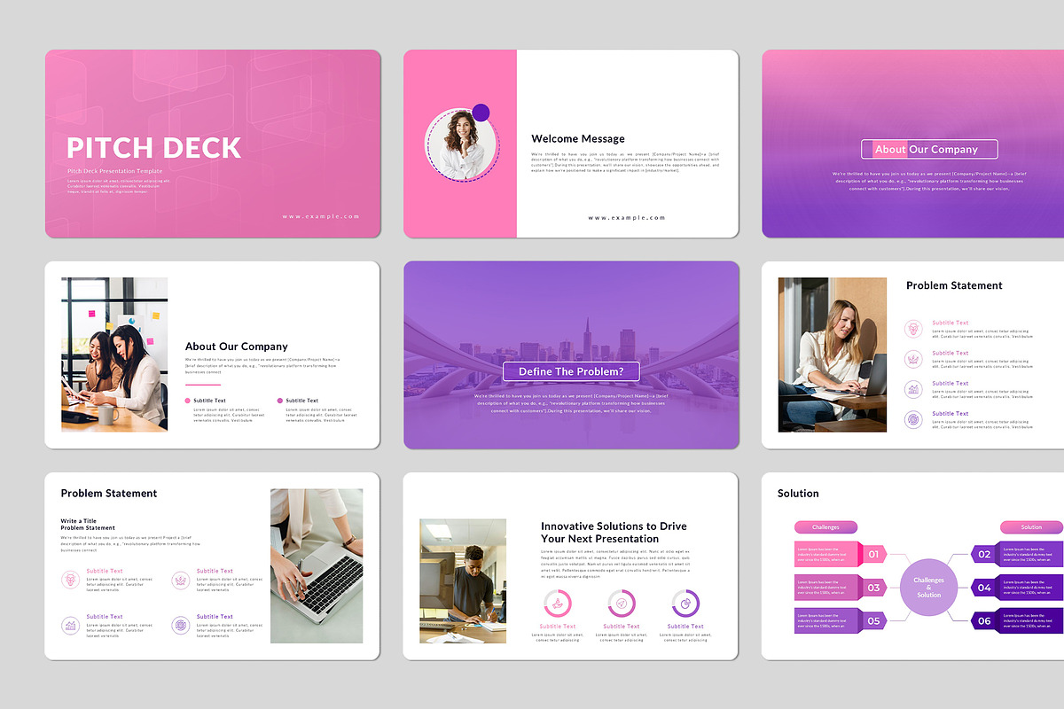 Pitch Deck Keynote Template, a Presentation Template by Design Vault (Photo 3 of 6)