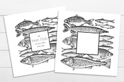 Fish#2 Vector Collection, a Food Illustration by Lubov Illustrations Shop (Thumbnail 12 of 12)