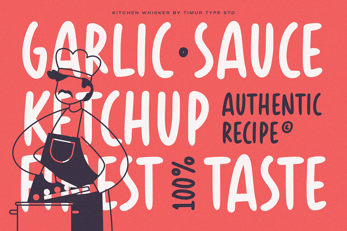 Kitchen Whisker Font, a Handwritten Font by Timurtype (Photo 2 of 7)