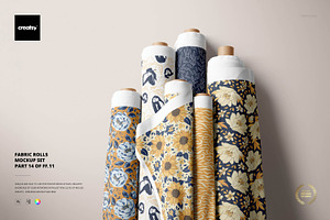 Fabric Rolls Mockup Set (14/FFv.11), a Product Mockup by creatsy5