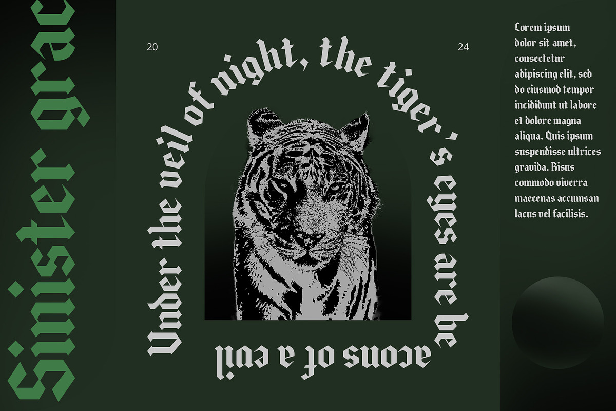 CS Savage – Gothic Font, a Blackletter Font by Craft Supply Co. (Photo 3 of 8)