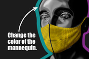 Face Mack NEW trand, a Mask Mockup by Radmila (Thumbnail 5 of 11)