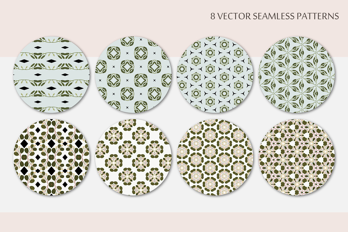 Pastel Seamless Patterns, a Pattern Graphic by BAGIRA | Studio (Photo 5 of 8)