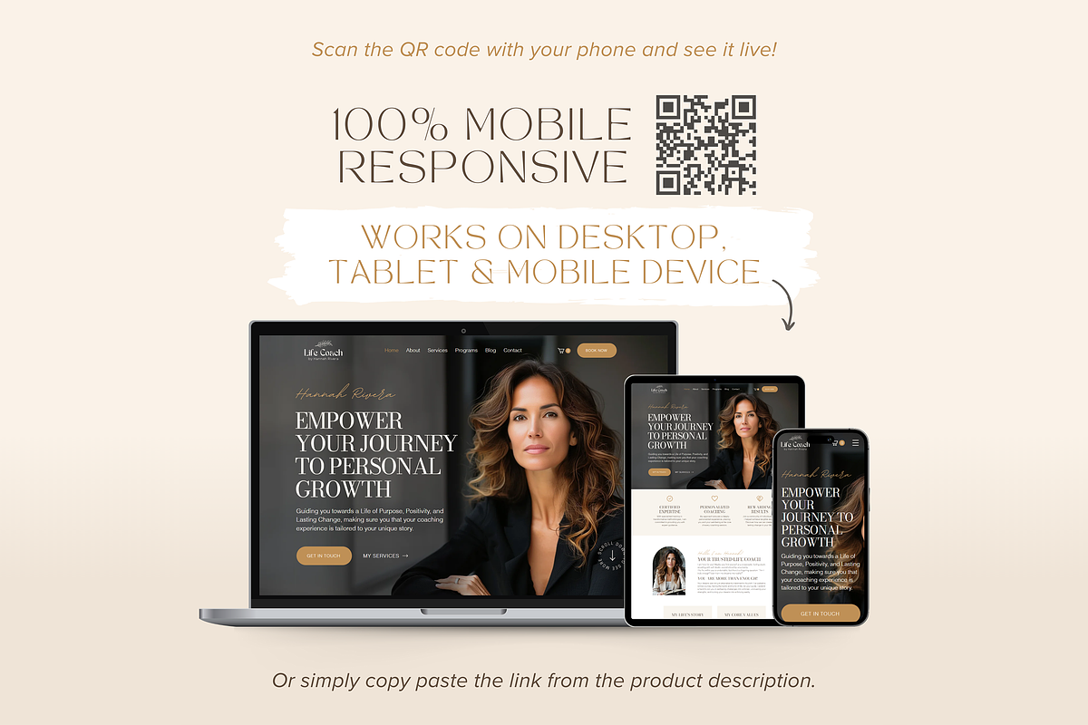 Life Coach Website Wix Template, a Wix Template by vectorocean (Photo 5 of 11)