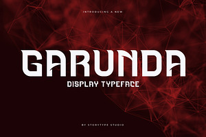 Garunda Display Typeface