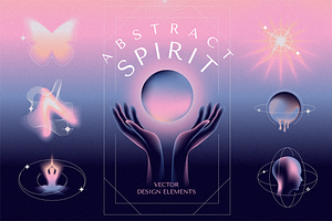 Abstract Spirit - Vector Elements