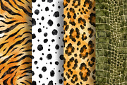 Watercolor Seamless Animal Patterns, a Pattern Graphic by Iryna Denysova (Thumbnail 3 of 10)
