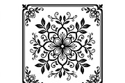 50 Elegant Floral Ornament Bundle, a Decorative Illustration by Amazin_art (Thumbnail 4 of 29)