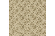 Hand Drawn Floral in Beige, a Pattern Graphic by Sharon Schwalbe (Thumbnail 3 of 5)