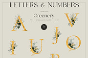 -50% GREENERY watercolor gold leaves, an Illustration by Lana Elanor (Thumbnail 9 of 13)
