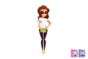 Illustration of a Fashionista, a Person Illustration by MISS CHATZ (Thumbnail 2 of 3)