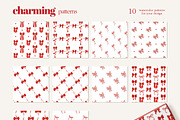 Watercolor Clipart Set Charming Bows, a Decorative Illustration by ViktoriyaD (Thumbnail 6 of 8)