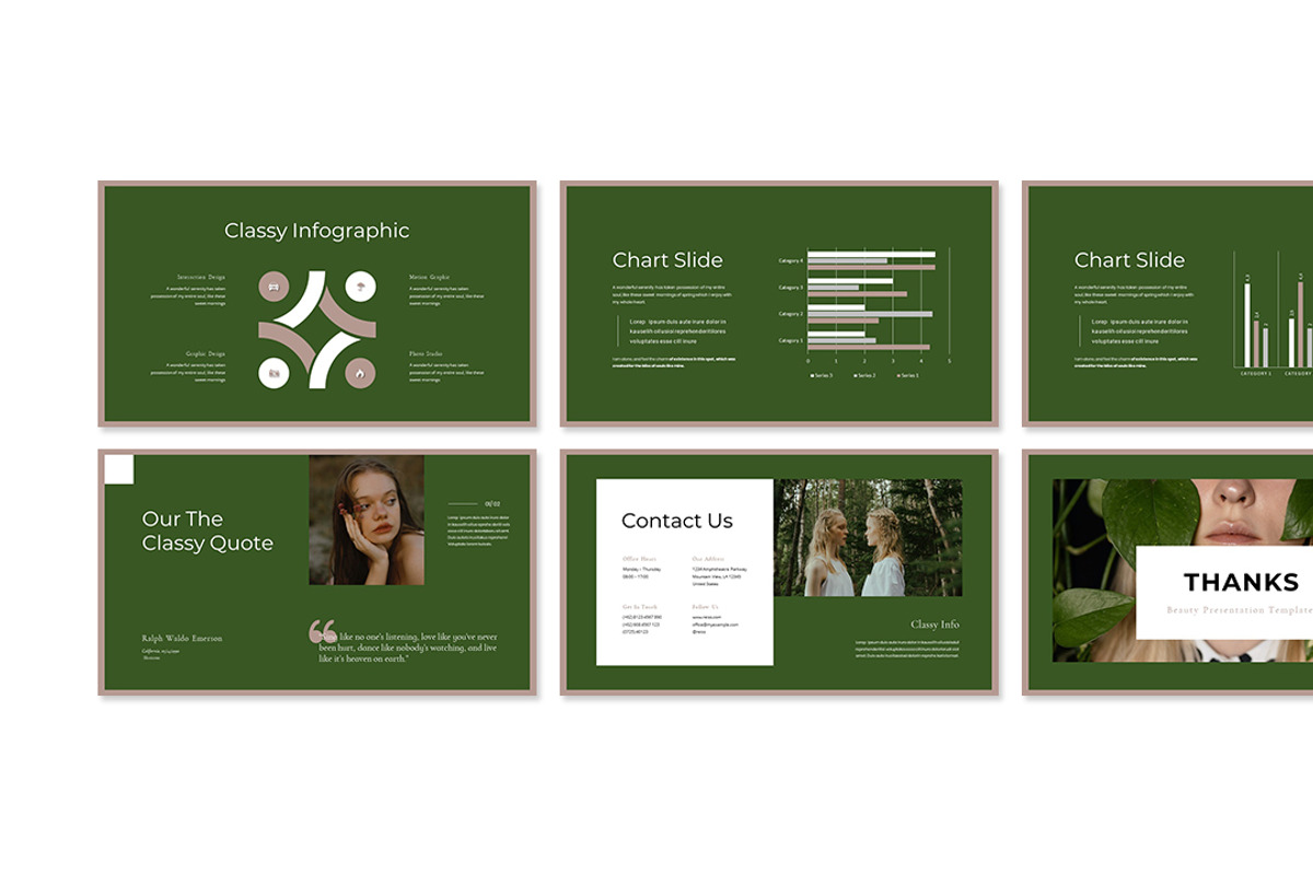 Classy Beauty Presentation Template, a Presentation Template by Analogous Temp (Photo 5 of 5)