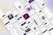 NFT app, an UI Kit Template by Julia Shagofferova (Thumbnail 2 of 7)
