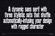 Gosh TM – Soulful Dynamic Typeface, a Sans Serif Font by Type Mania (Thumbnail 2 of 11)
