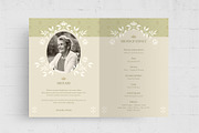 Elegant Funeral Program Template, a Flyer Template by BrandPacks (Thumbnail 3 of 5)
