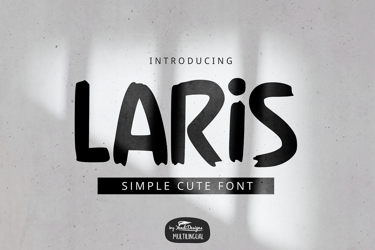 Laris Font, a Font by YandiDesigns (Photo 1 of 4)