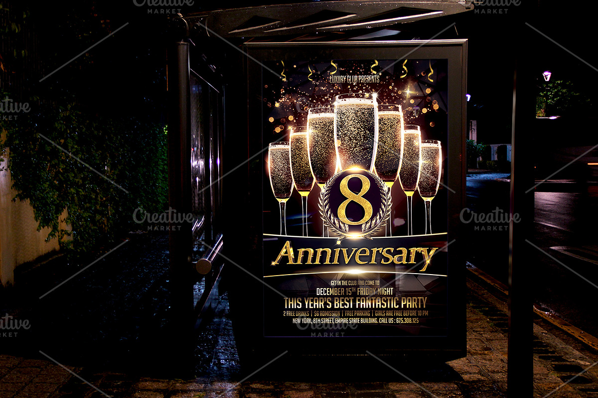 Anniversary Flyer, a Flyer Template by Basez Flyers (Photo 4 of 4)