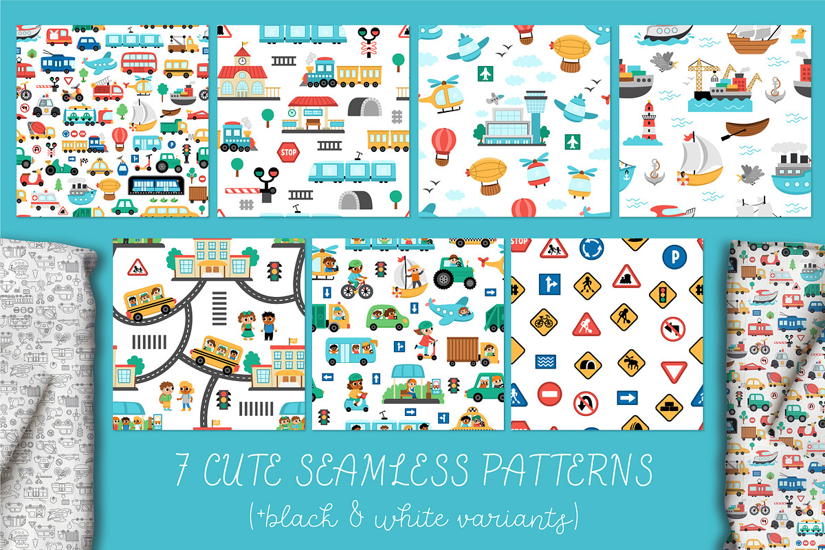 Transportation clipart, an Object Graphic by Lexi Claus (Photo 10 of 12)