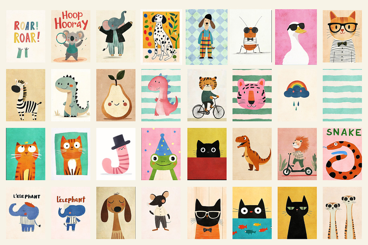 Nursery Art Prints Bundle - 140+, a Background Graphic by Artemsky (Photo 7 of 10)