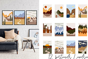 Abstract Landscape Creation Kit, a Texture Illustration by Alisha Gronska (Thumbnail 4 of 10)