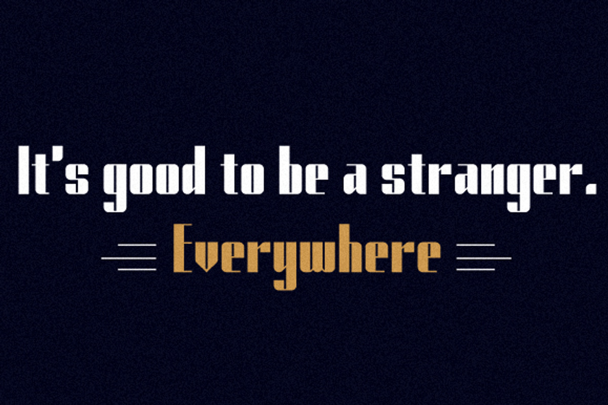 Expatriate Typeface preview 4