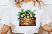 Watercolor Farmhouse Christmas Clipa, an Illustration by Libby Wishes (Thumbnail 6 of 7)