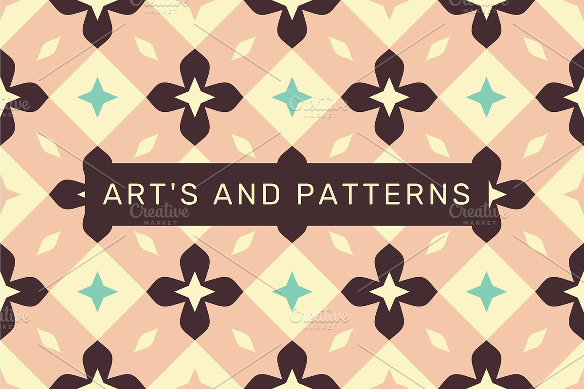 50s Mid century patterns pack, a Pattern Graphic by Art's and patterns
