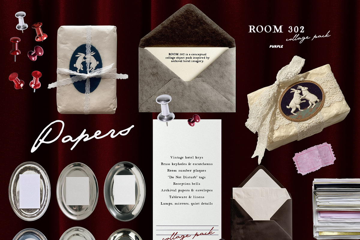 ROOM 302: Archival Hotel Collage, an Object Graphic by Purple (Photo 15 of 16)