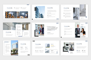 Clusterio - Real Estate Google Slide