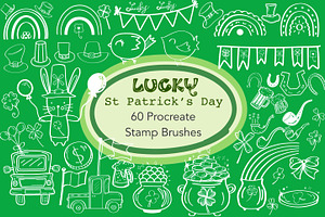 Lucky St Patrick’s Day, procreate