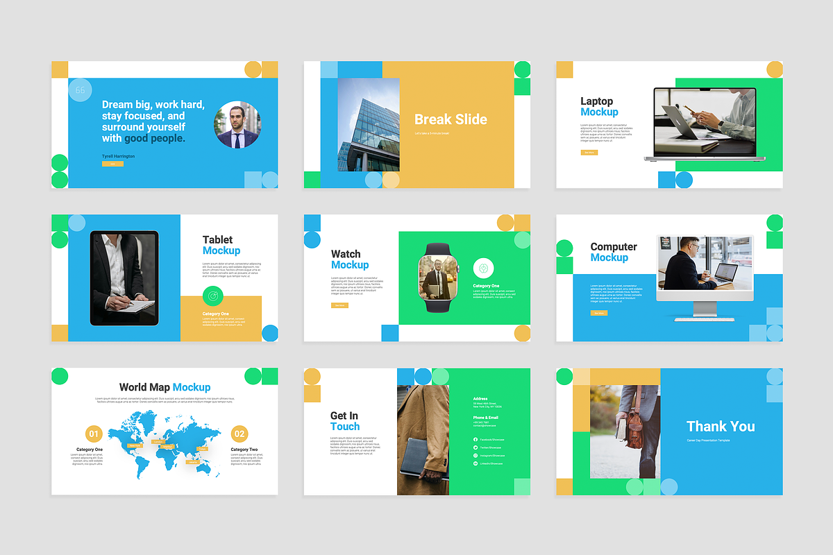 Career Day Apple Keynote Template preview 4