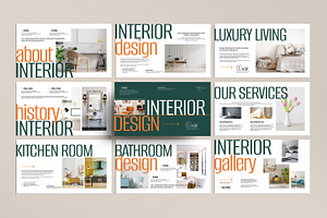 Interior Design Presentation, a Presentation Template by MightyDesign