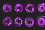 Magical pink glowing swirls with, an Object Illustration by art PVP - market (Thumbnail 3 of 3)