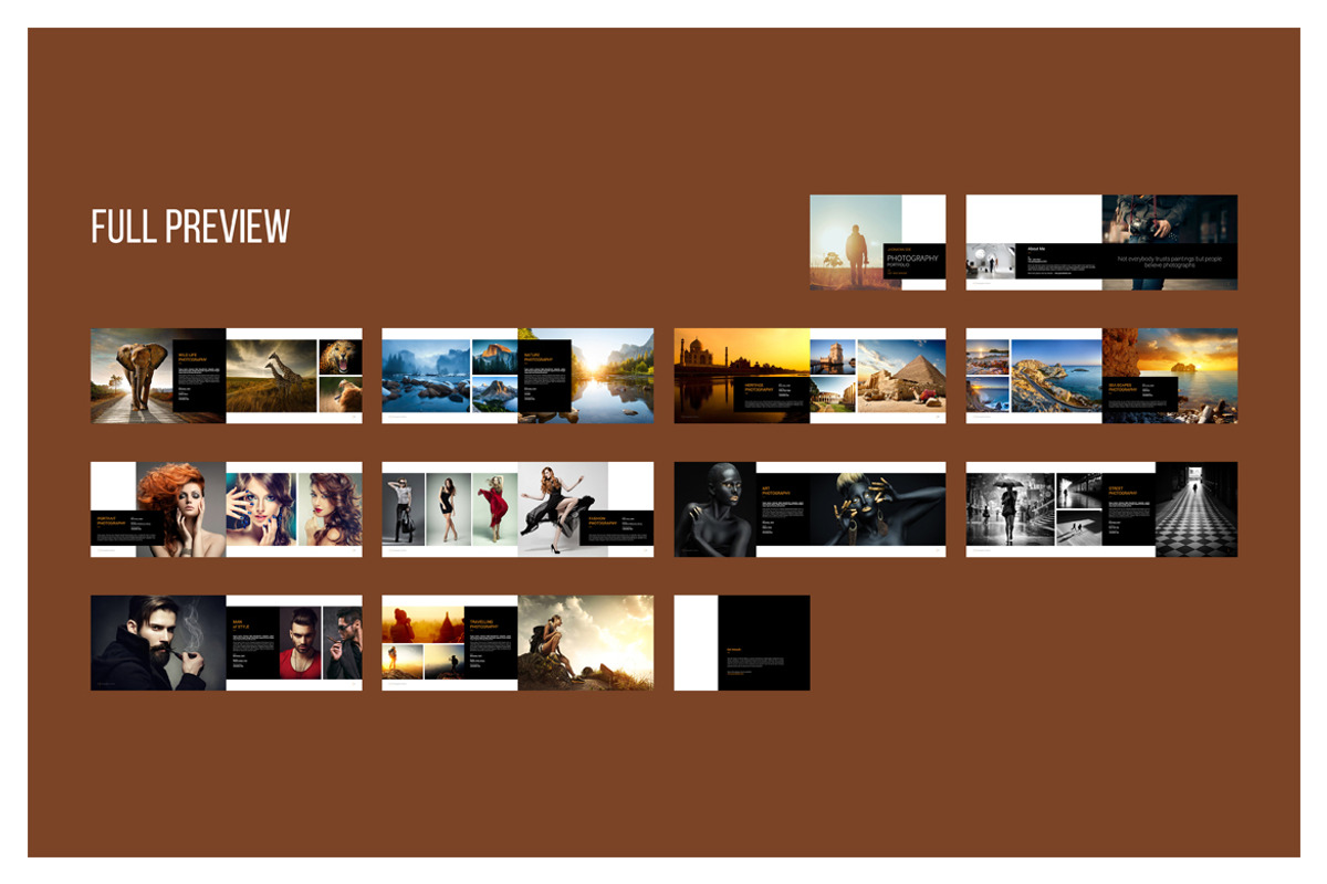 Photography Portfolio BUNDLE, a Brochure Template by adekfotografia (Photo 32 of 35)