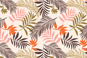 Tropical patterns. Vector set, a Pattern Graphic by GALAKAM (Thumbnail 4 of 6)