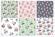 Cute Panda Clipart Set, an Illustration by LikaYu (Thumbnail 5 of 8)