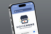 Movie Home Digital Platform Logo, a Branding & Logo Template by Design_Planet (Thumbnail 1 of 3)