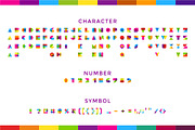 Garis Lengkung - Colorful Font, a Font by PutraCetol Studio (Thumbnail 7 of 8)