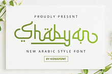 Shabyan - Fresh Arabic Style Font