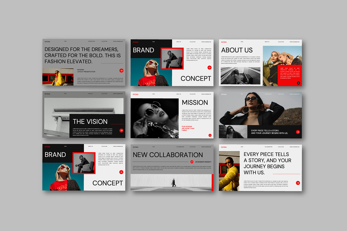 GYOKA Brand Fashion Keynote, a Presentation Template by Yoth Studio (Photo 6 of 7)