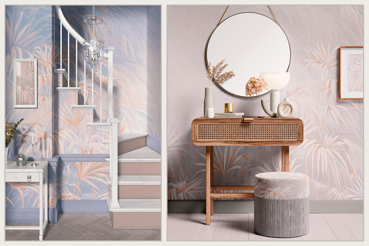 Fresco collection Tropical mirage, a Wallpaper Graphic by Natalia0307 (Photo 8 of 13)