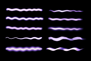 10 Neon Brushes Procreate