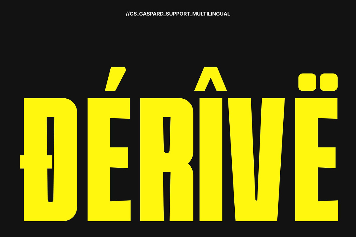 CS Gaspard – Condensed Font, a Sans Serif Font by Craft Supply Co. (Photo 7 of 8)