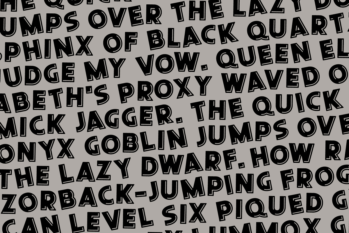 Toon, a Sans Serif Font by Loudoun Design Co. (Photo 2 of 5)