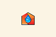clean home creative logo template