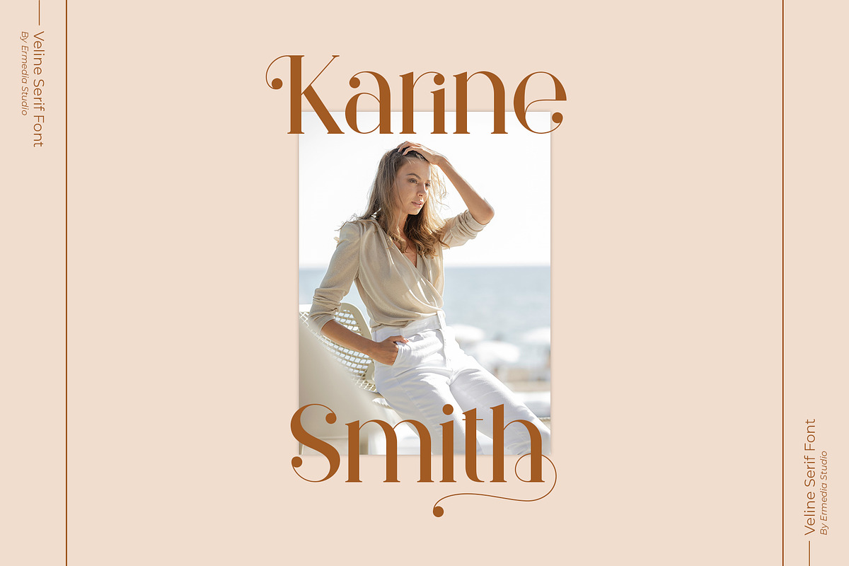Veline - Serif Font, a Serif Font by Ermedia Studio (Photo 5 of 11)