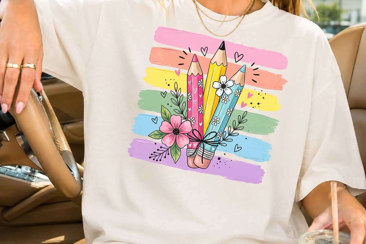 Back to School PNG, Cute Pencils, a Seasonal Illustration by Rose Art (Photo 2 of 5)