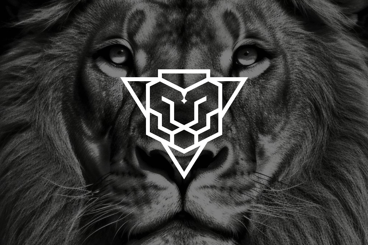 Geometric Triangle Lion Logo, a Branding & Logo Template by Luxury Logos (Photo 2 of 4)